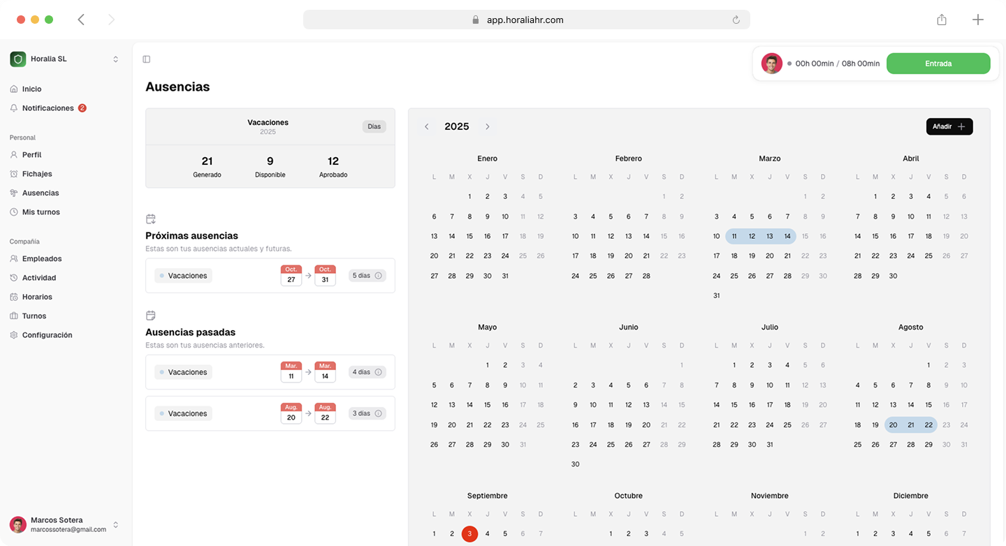 Horalia Transactions