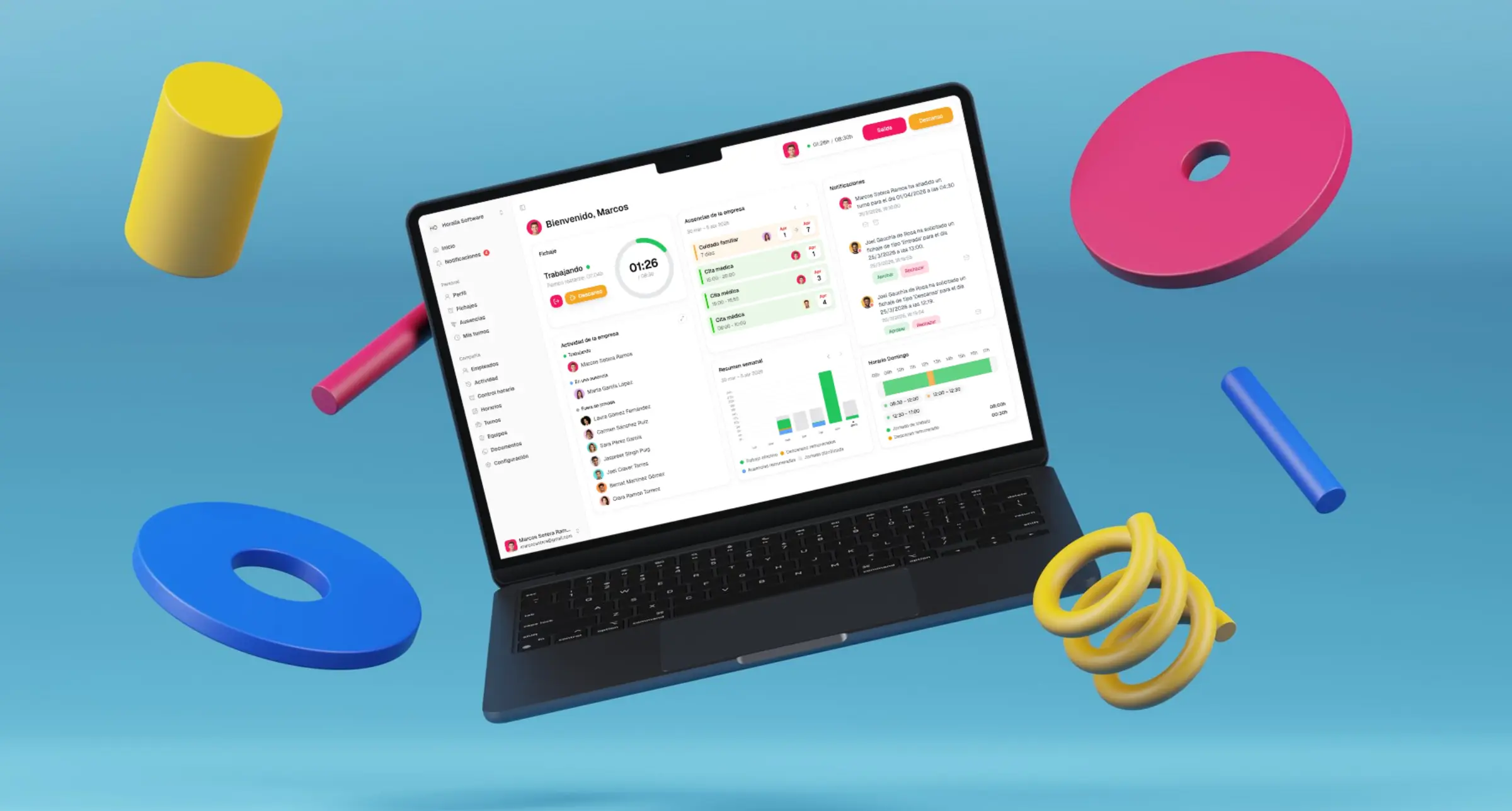 Horalia: el millor software de control horari per a pimes el 2026